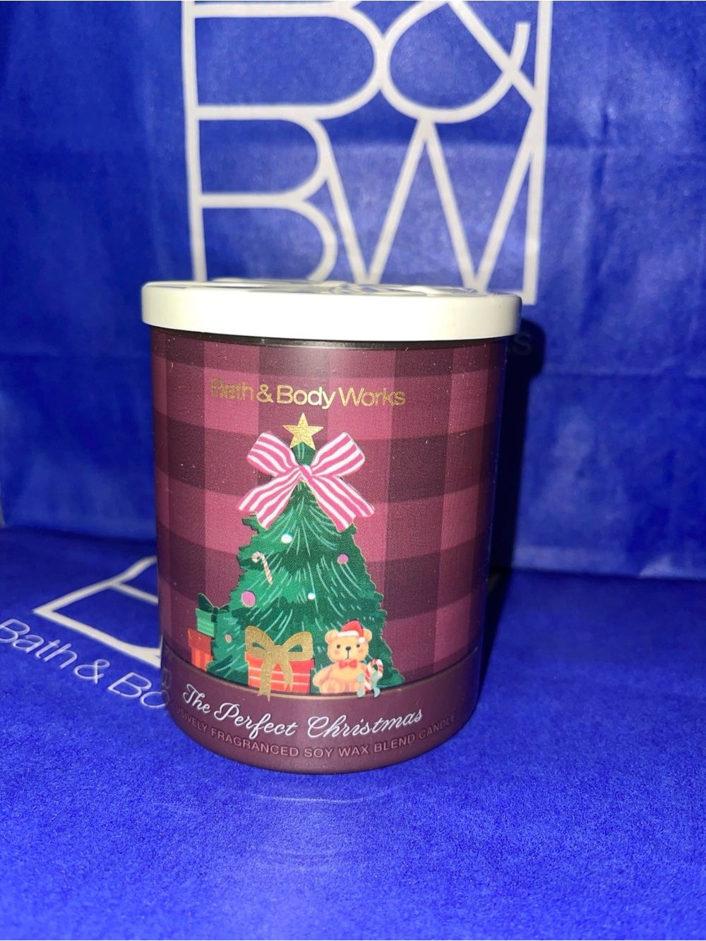 BATH & BODY WORKS THE PERFECT CHRISTMAS SINGLE WICK CANDLE